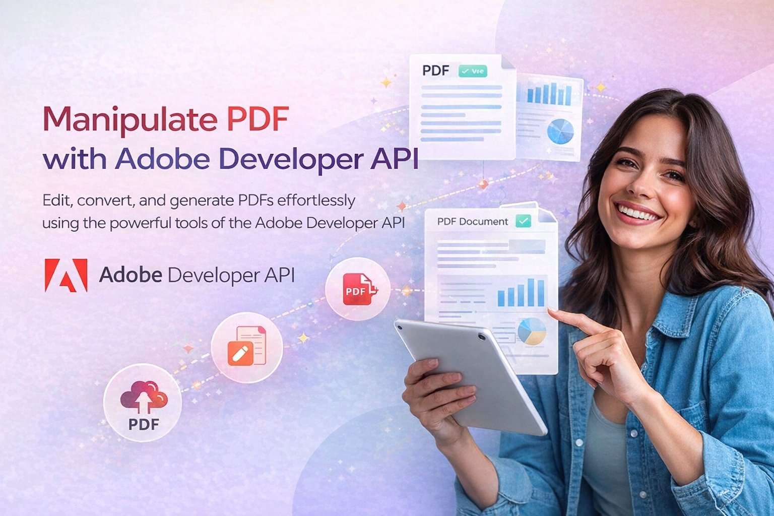 Manipulate PDF with Adobe developer API