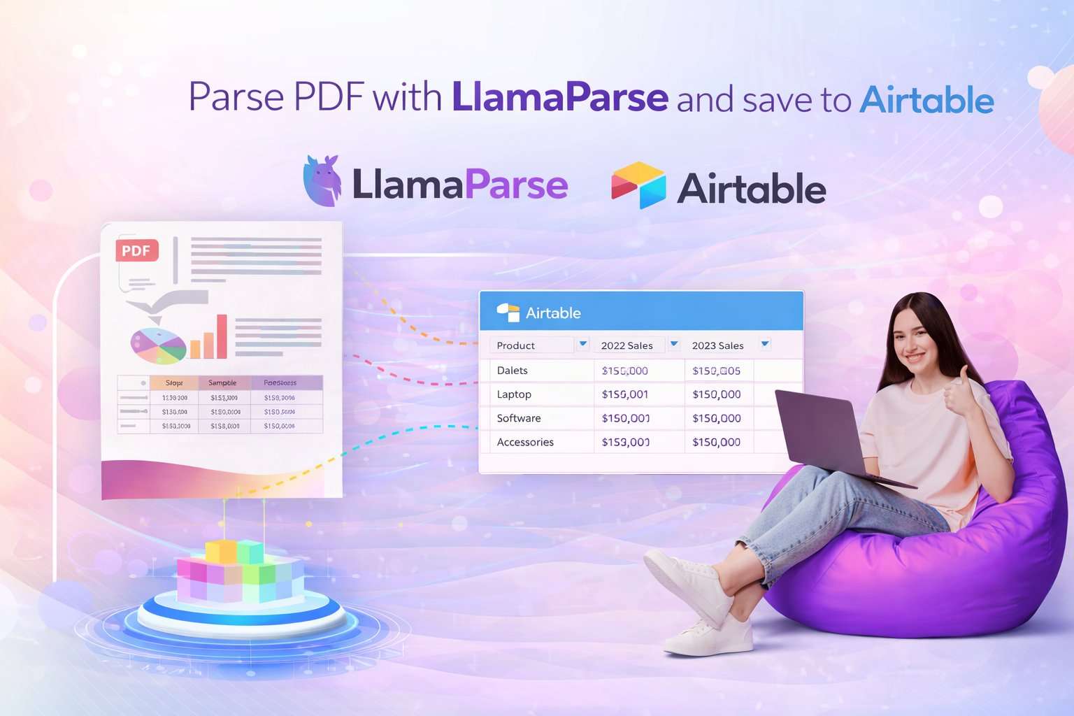 Parse PDF with LlamaParse and save to Airtable