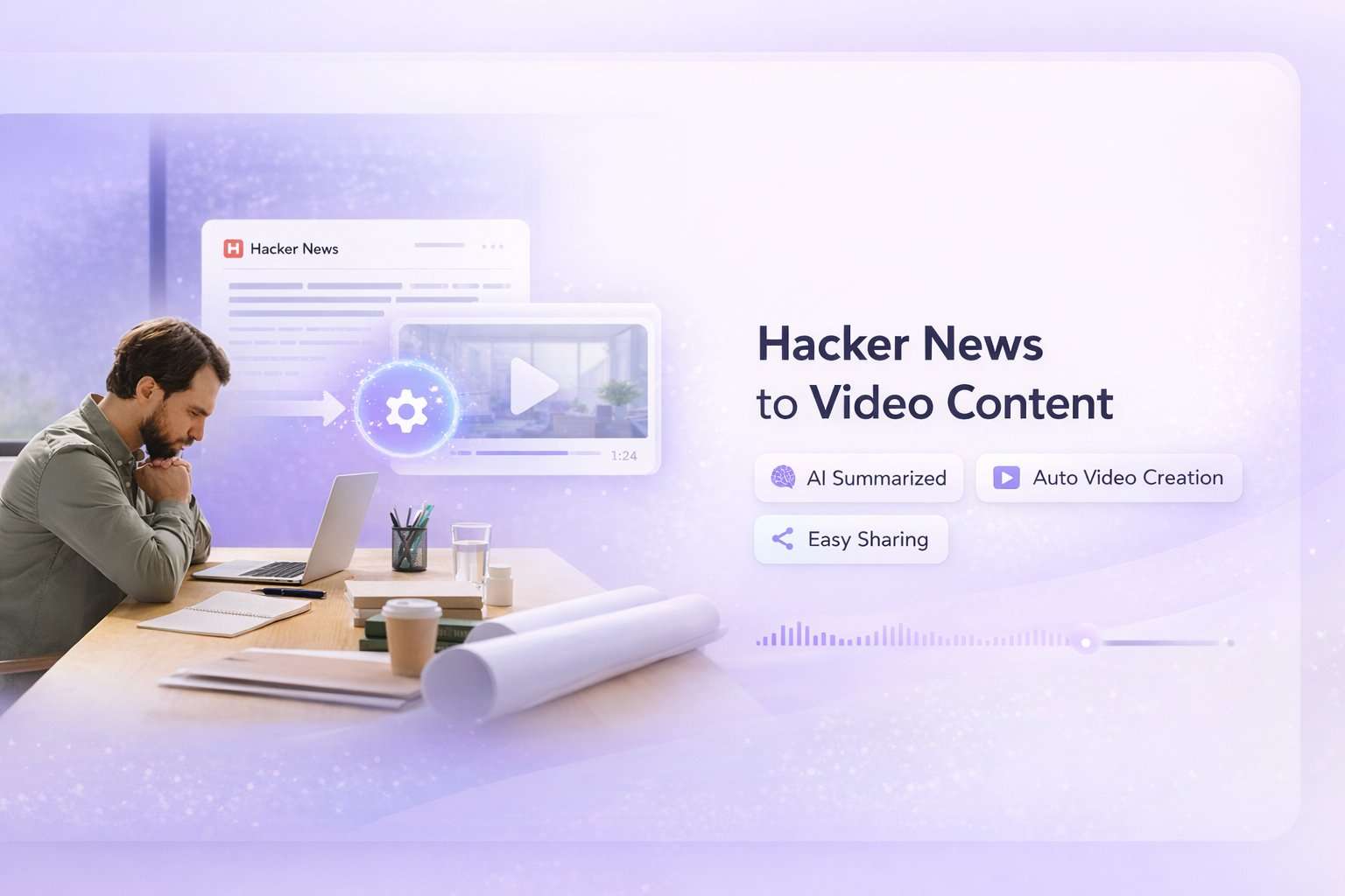 Hacker News to Video Content